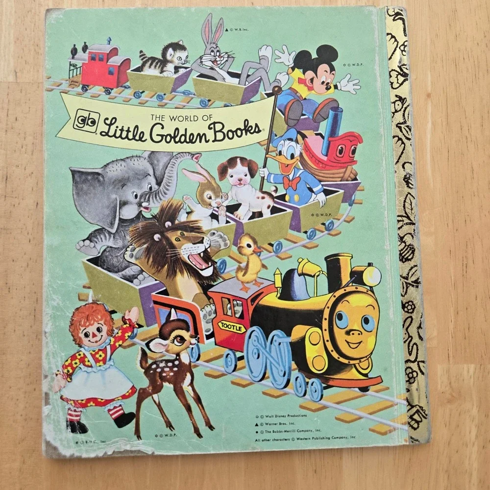 Vintage Little Golden Book Numbers #337 Cover Children's Educational Hardcover